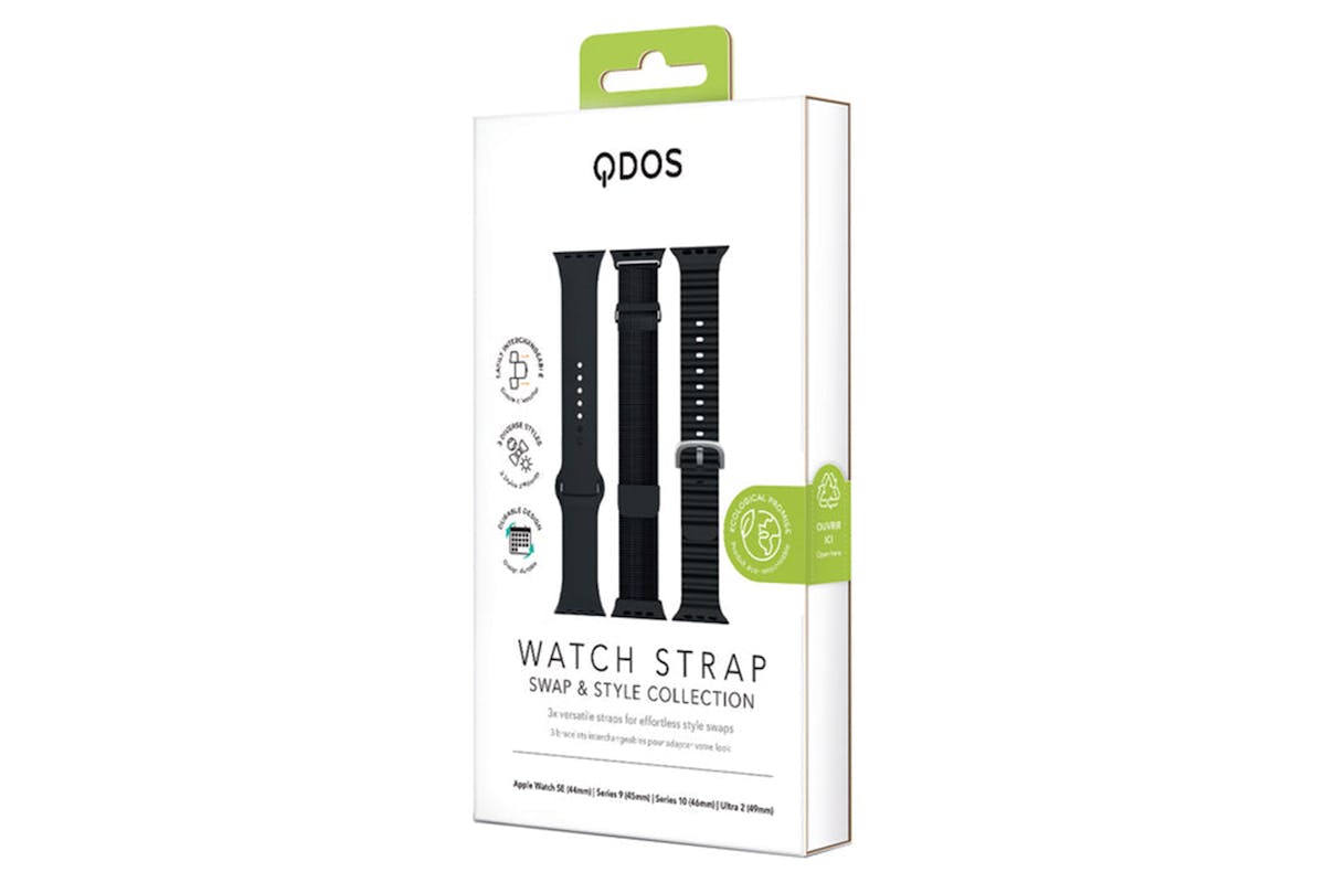 QDOS Apple Watch Strap Bundle | Black-9