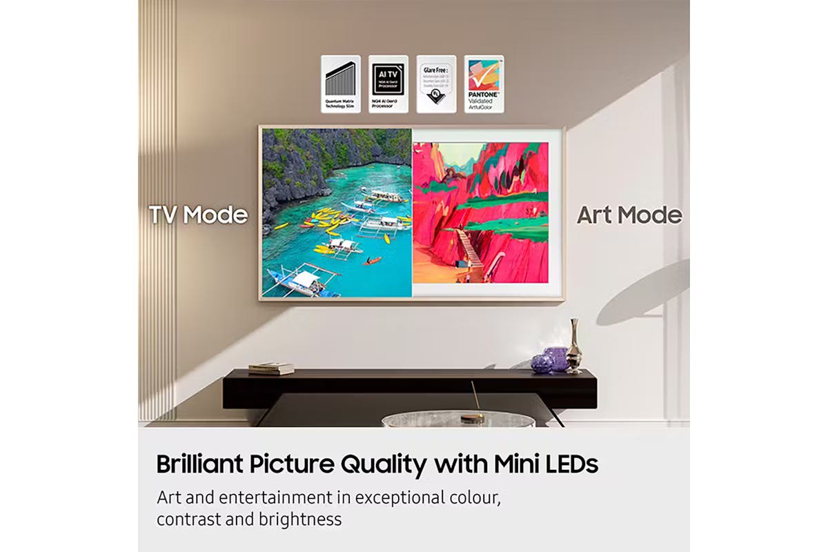 Samsung 65" The Frame Pro LS03FW Neo QLED 4K Smart TV (2025) | QE65LS03FWUXXU-9