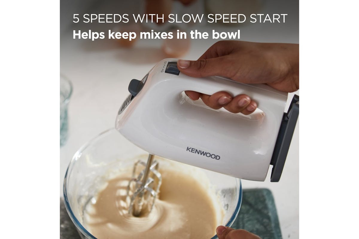 Kenwood Quick Mix Lite Hand Mixer | White & Grey-3