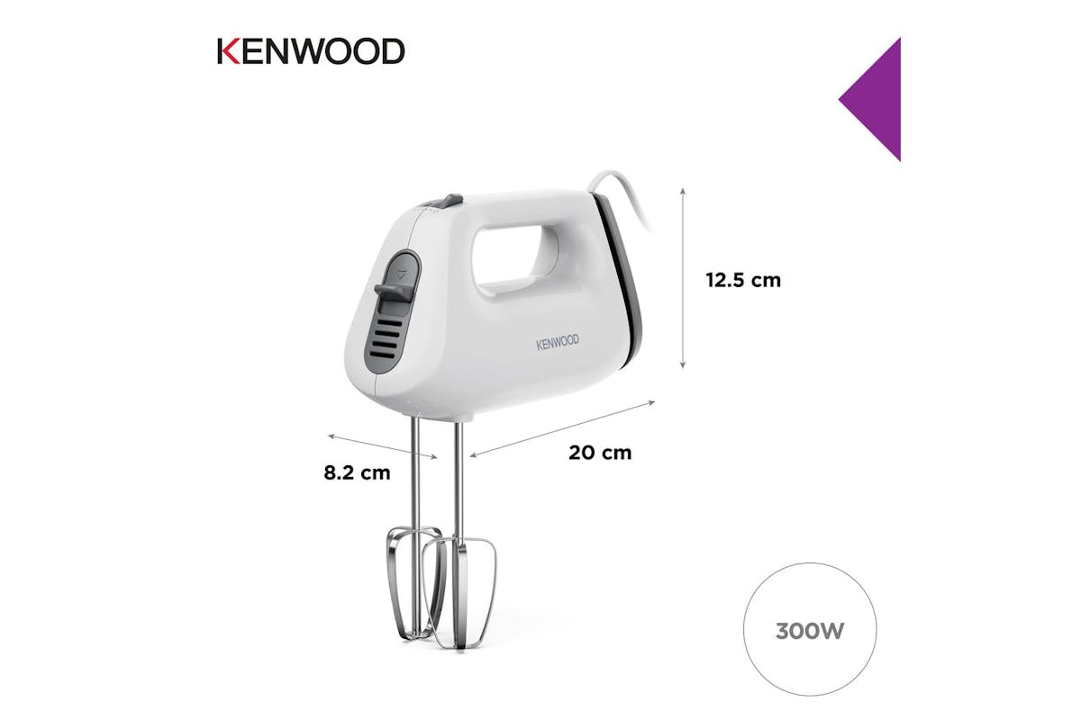 Kenwood Quick Mix Lite Hand Mixer | White & Grey-5