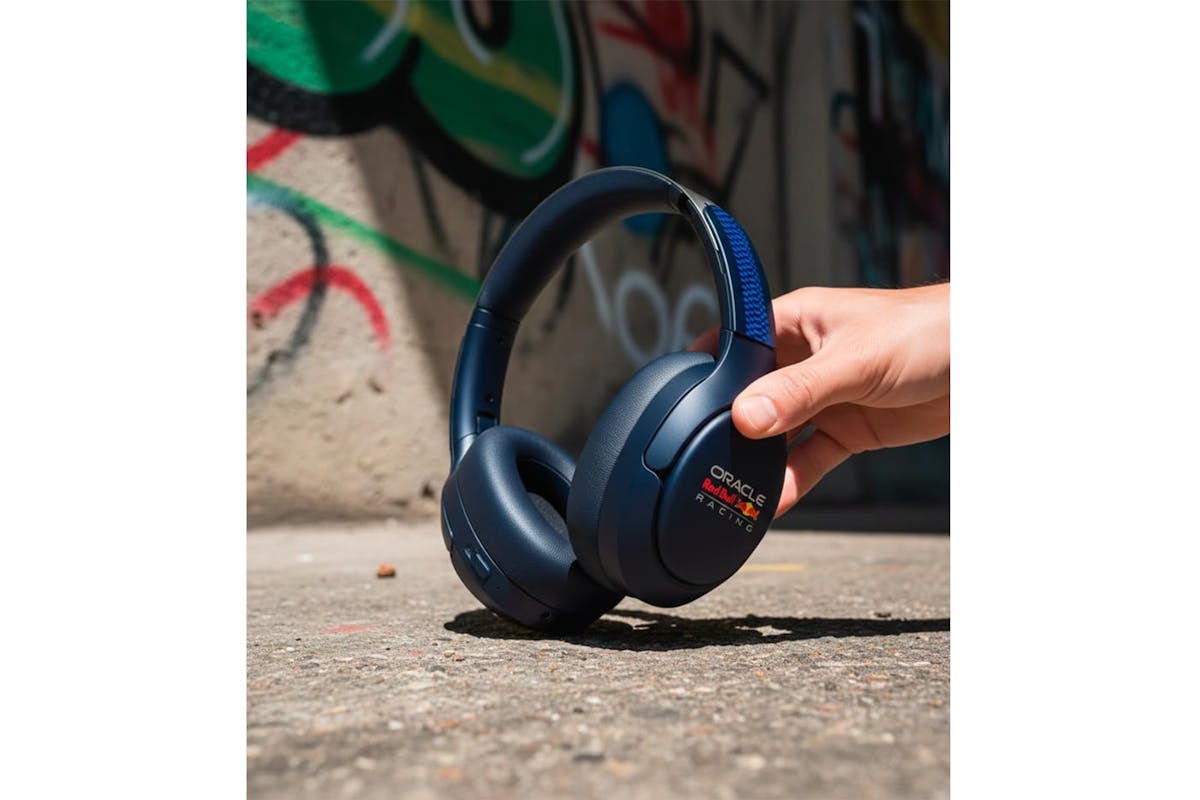 Red Bull Over-Ear Wireless Foldable Headphones | Blue-2