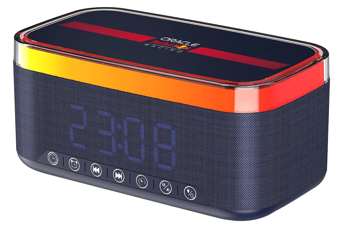 Red Bull Oracle Bluetooth Alarm Clock Radio with Speaker-2