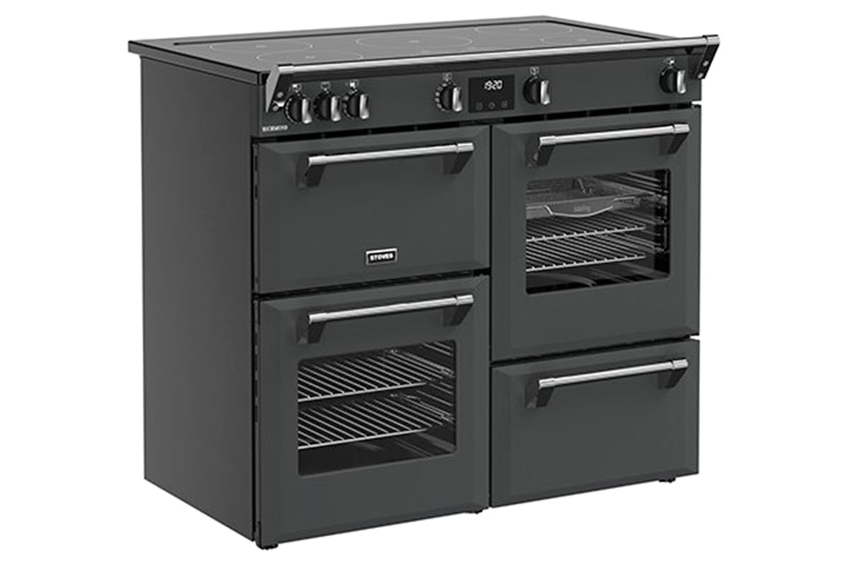 Stoves Richmond 100cm Electric Induction Range Cooker | RD100EITCHANT | Anthracite-3