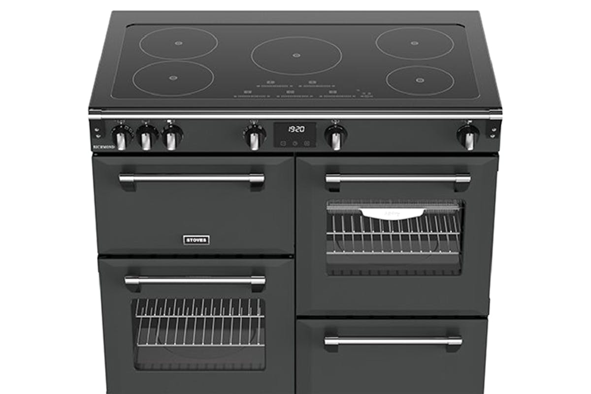 Stoves Richmond 100cm Electric Induction Range Cooker | RD100EITCHANT | Anthracite-6