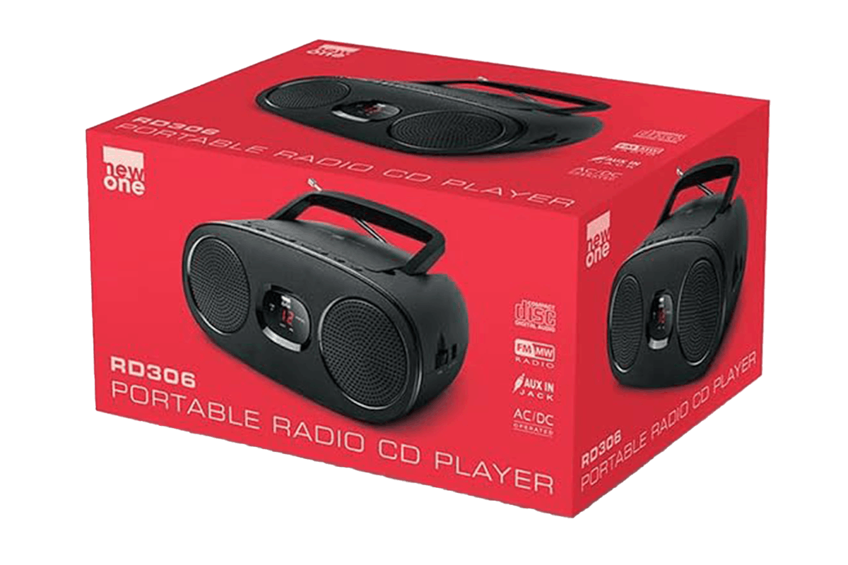Muse New-One RD306 Portable radio CD player | Black-2