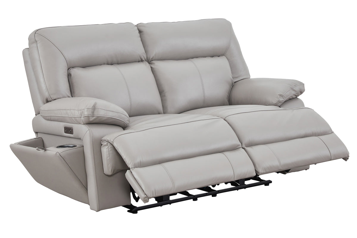 Rea 2 Seater Sofa | Leather | Grey-5