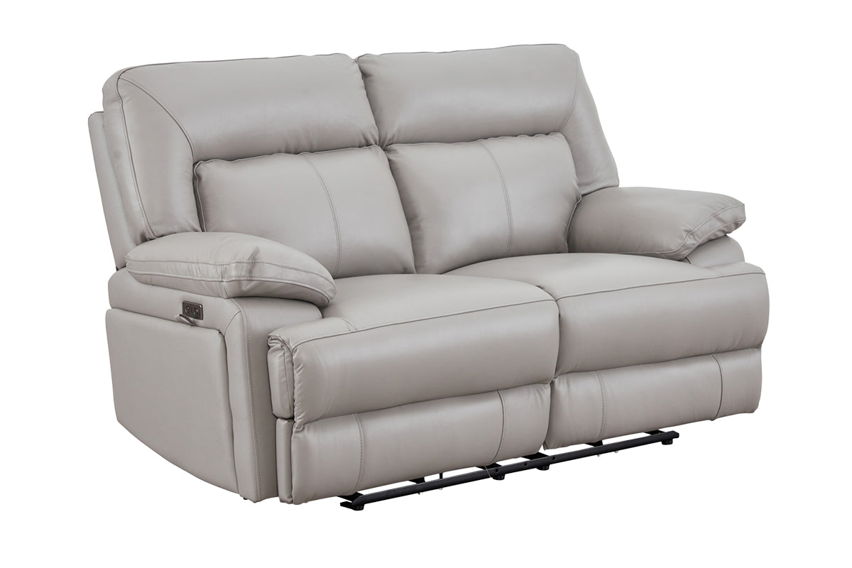 Rea 2 Seater Sofa | Leather | Grey-7