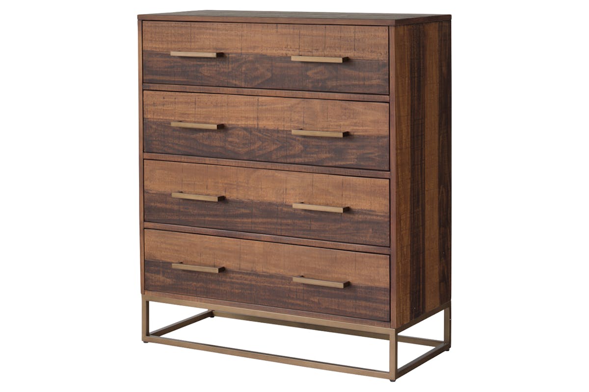 Retreat Chest of Drawer | 4 Drawer | Walnut Effect-2