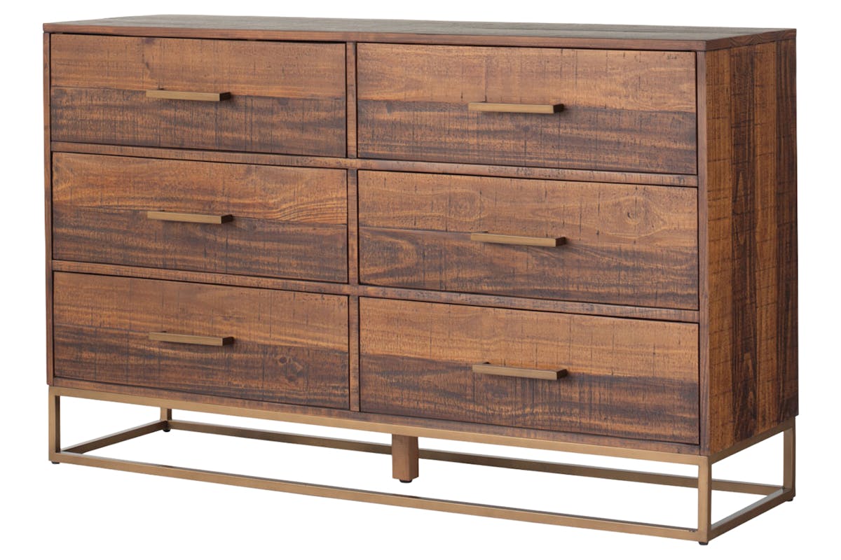 Retreat Dresser | 6 Drawer | Walnut Effect-2