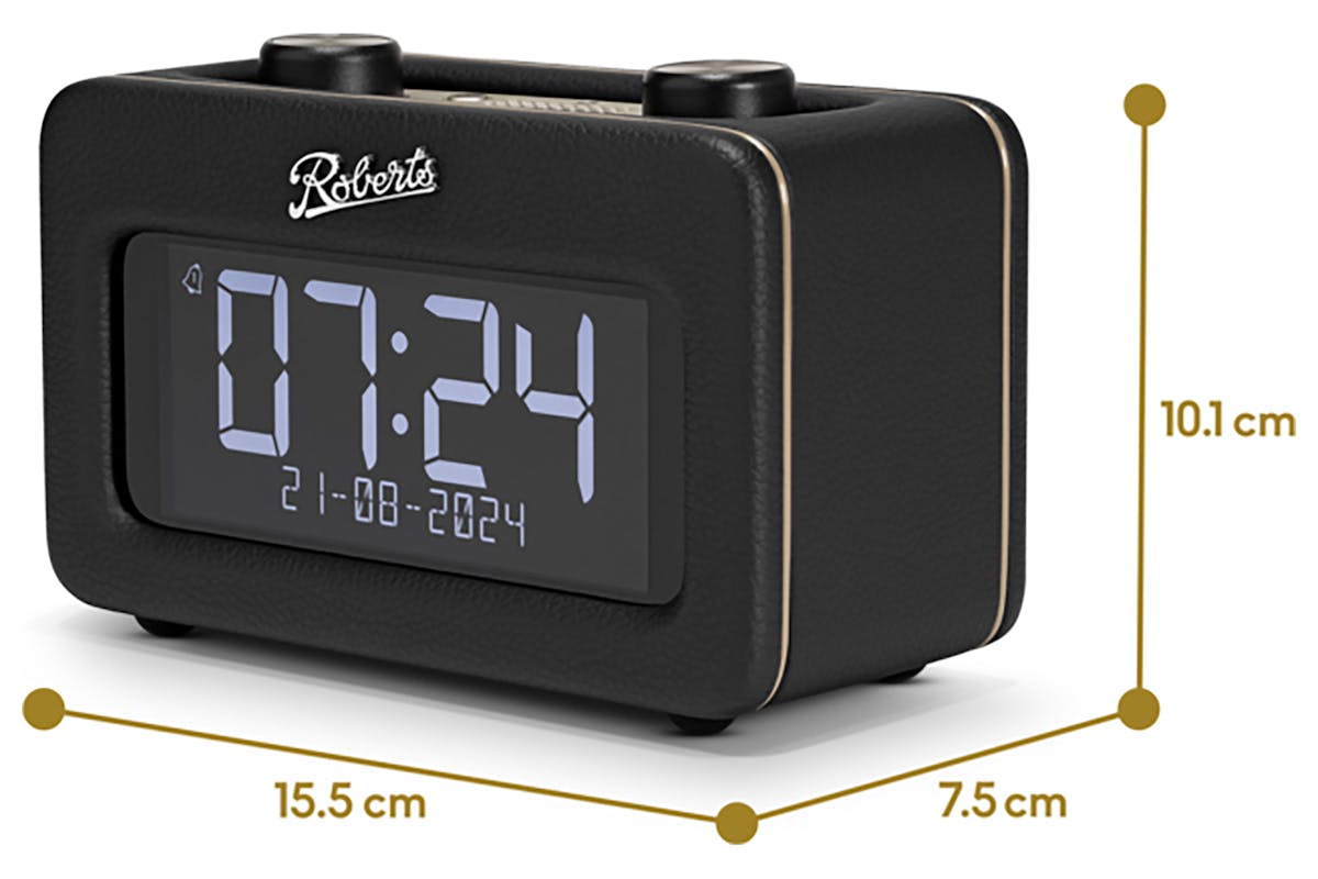 Roberts Revival Rest Clock Radio | Black-6