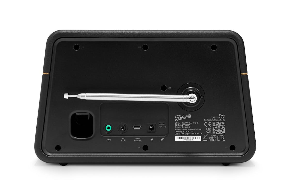 Roberts Reva Bluetooth Table Top Radio | Black-4