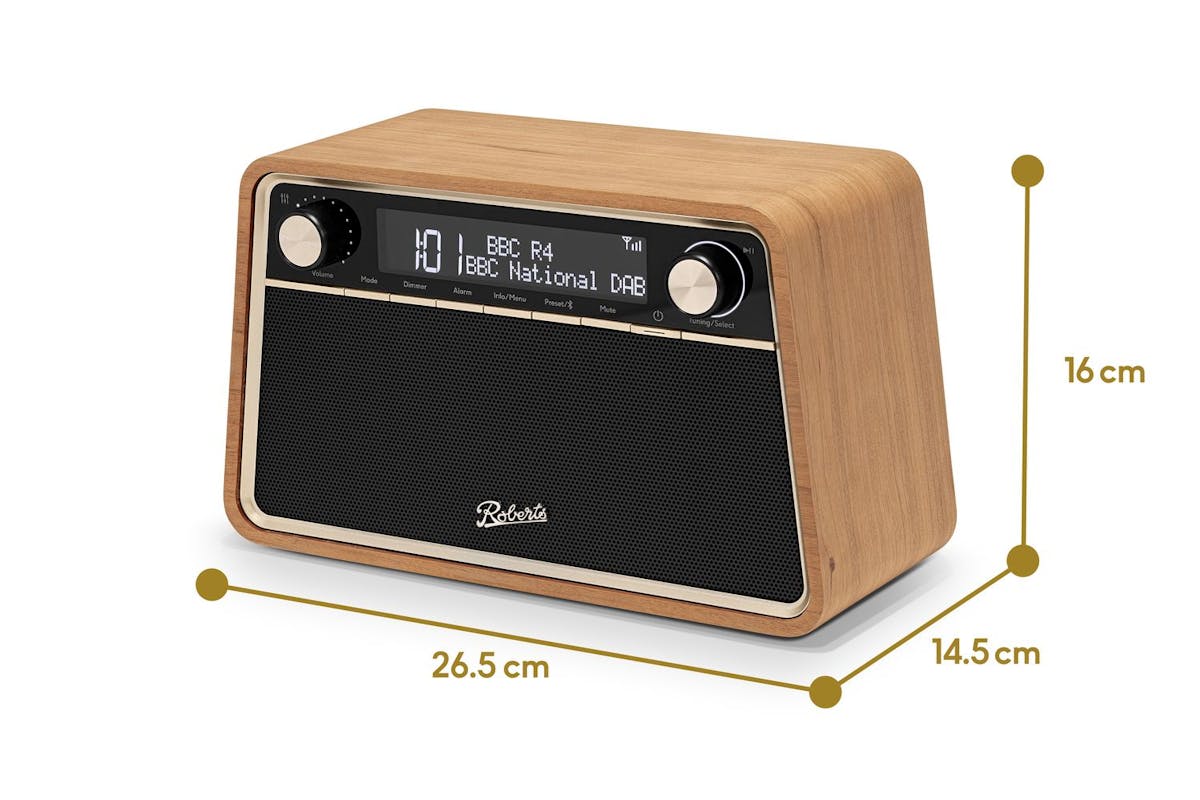 Roberts Reva Bluetooth Table Top Radio | Cherry-5