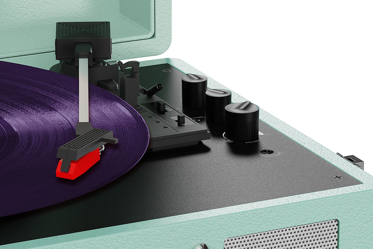 Mixx Revival 55 Stereo Vinyl Record Player | MRRP-55-GR-491 | Green-2