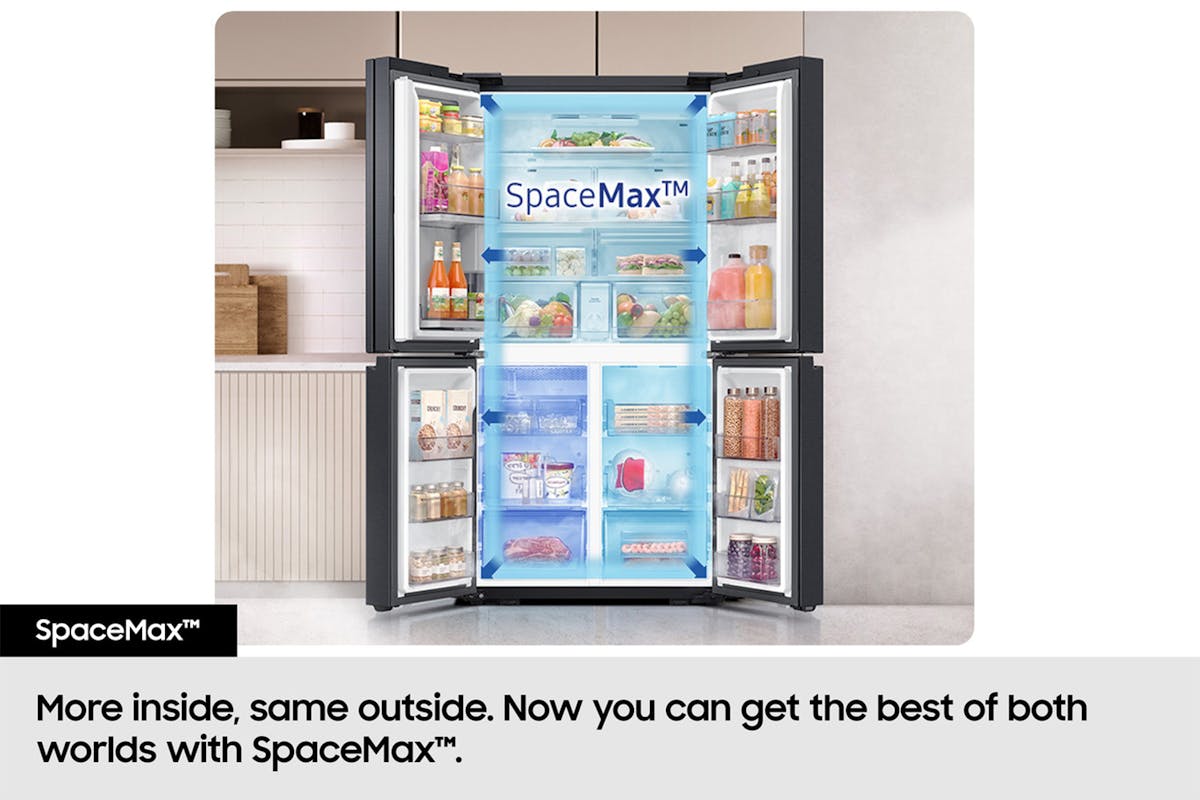 Samsung Series 8 SpaceMax French Style Fridge Freezer | RF50C510ES9/EU-3