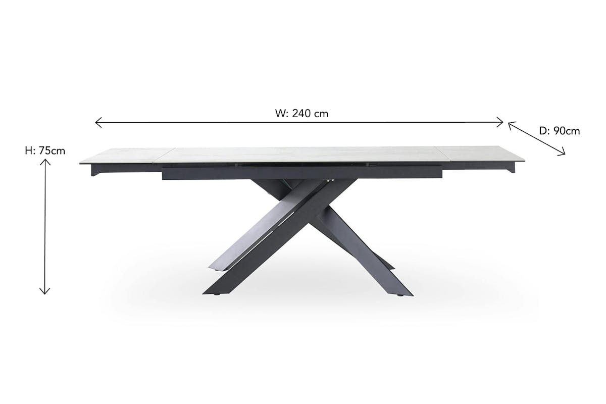Lumi Rectangular Extending Dining Table-6