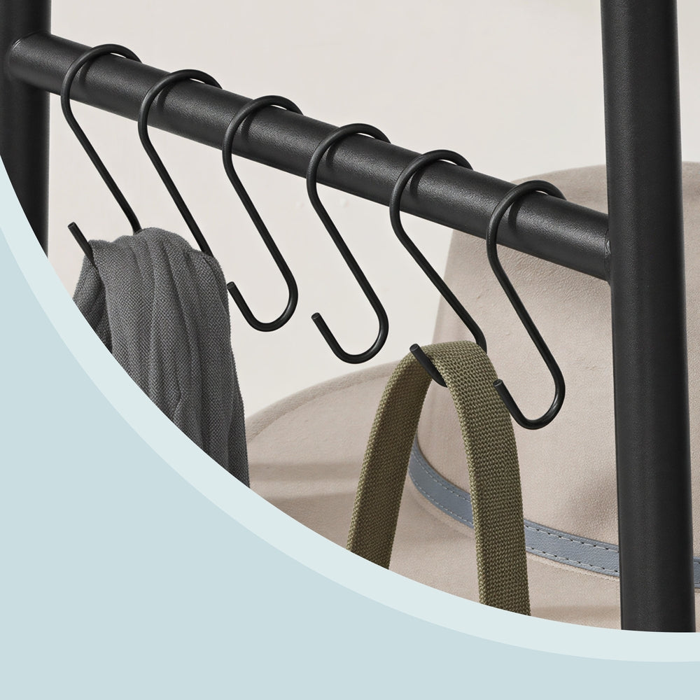 Vasagle Clothes Rail | Clothes Rack With Shoe Shelf | Particleboard & Steel | 120 X 45 X 160 Cm-6