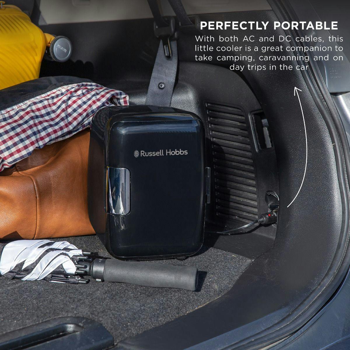 Russell Hobbs Portable Mini Cooler & Warmer | Black | RH4CLR1001B-8