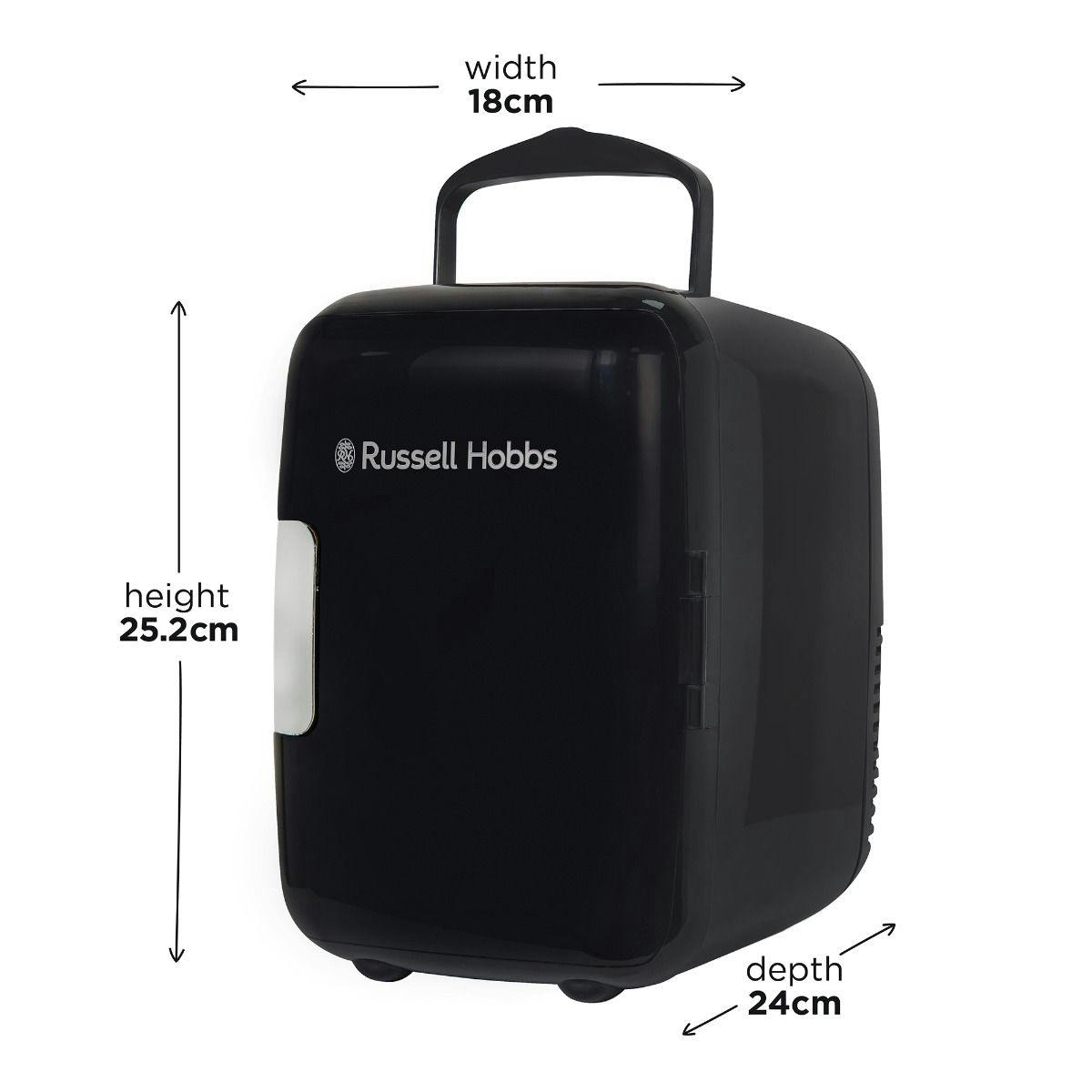 Russell Hobbs Portable Mini Cooler & Warmer | Black | RH4CLR1001B-10