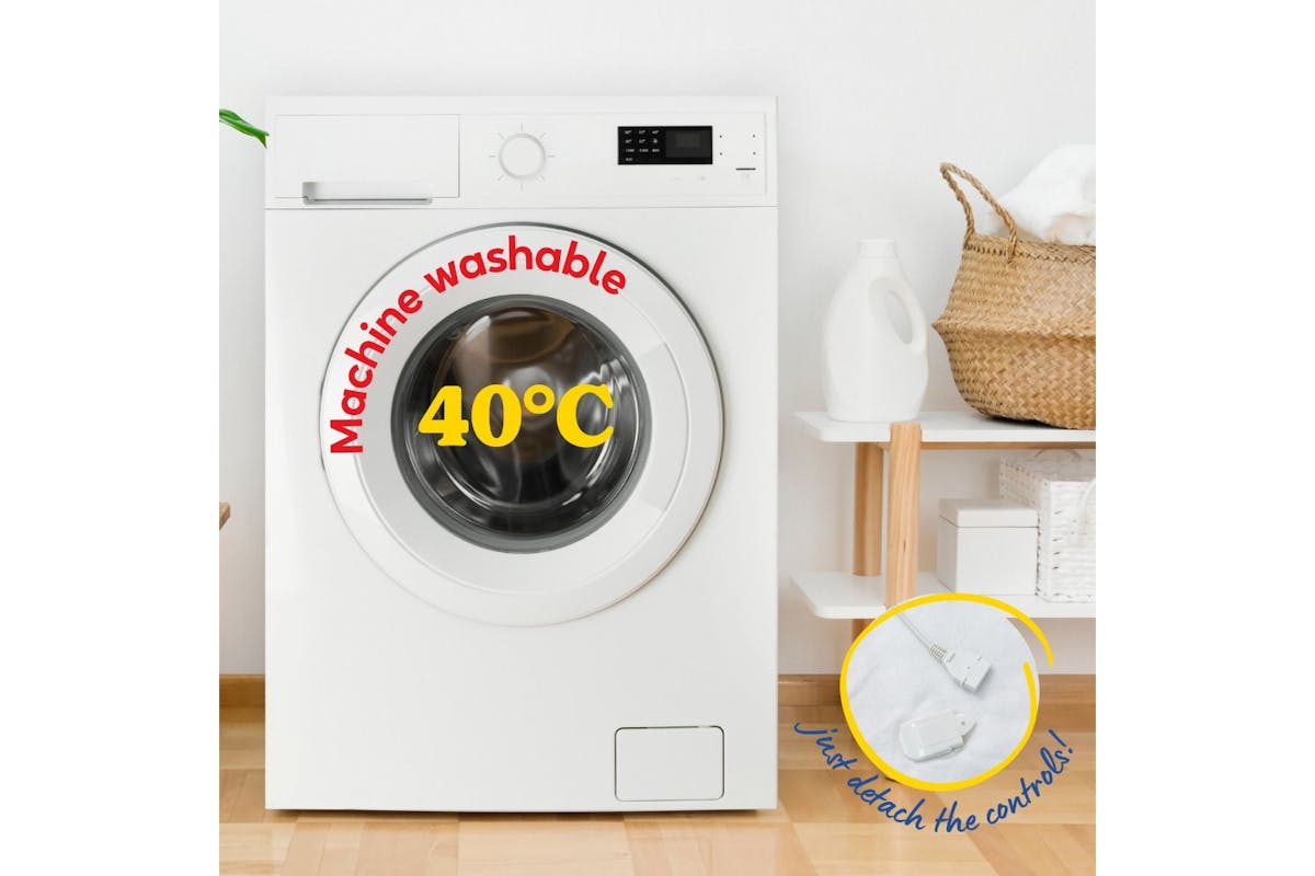 Russell Hobbs Luxury Sherpa Fleece Double Electric Heated Blanket | RHBDB8004-3
