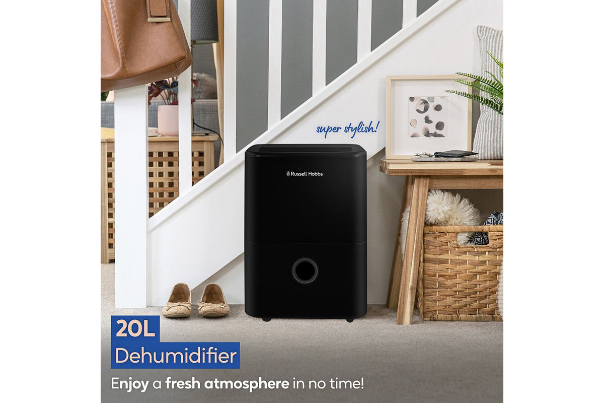Russell Hobbs 20L Dehumidifier | Black | RHDH2002B-7