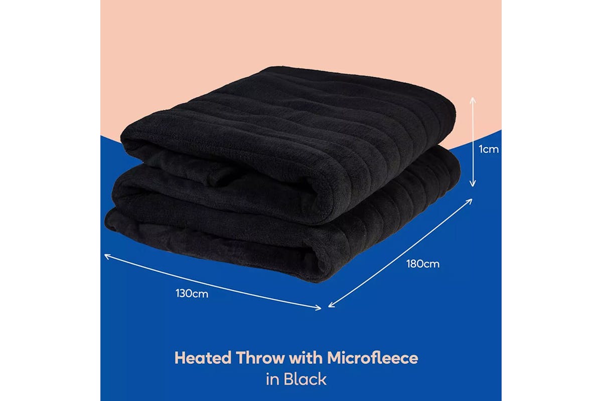 Russell Hobbs Electric Throw | Black | RHHT1004BLA-2
