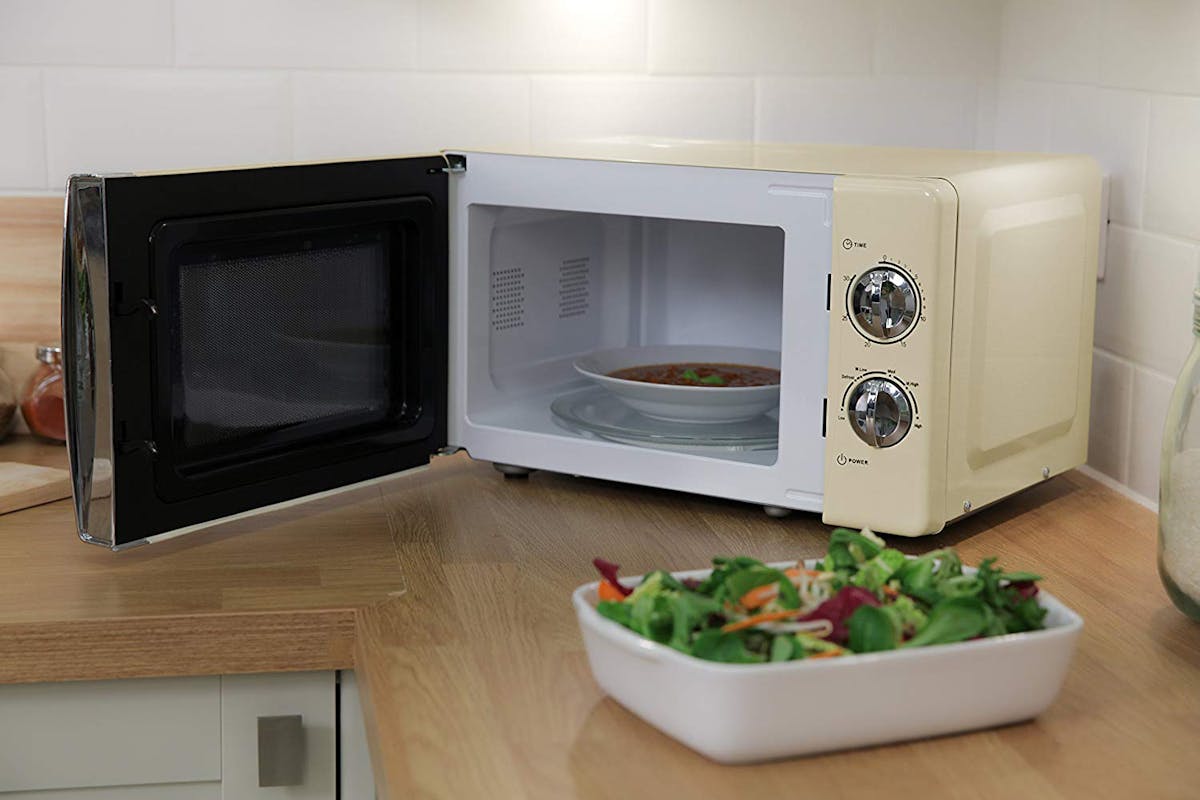 Russell Hobbs 17L 700W Freestanding Solo Microwave | RHMM701C | Cream-4