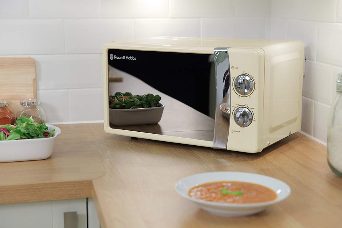 Russell Hobbs 17L 700W Freestanding Solo Microwave | RHMM701C | Cream-5