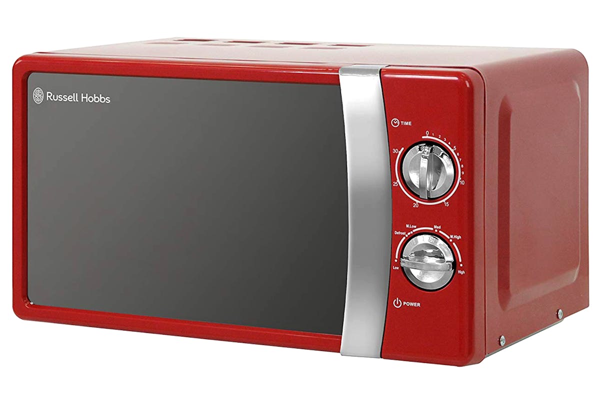 Russell Hobbs 17L 700W Freestanding Solo Microwave | RHMM701R | Red-2