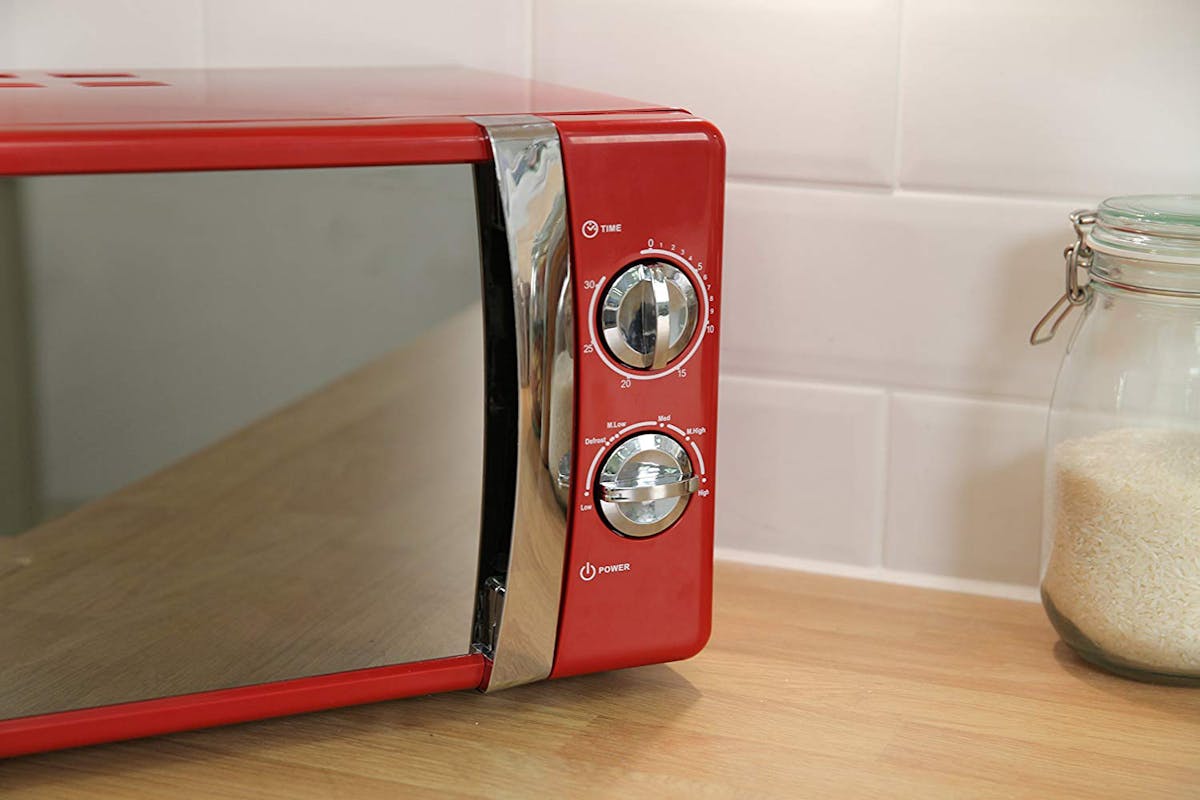 Russell Hobbs 17L 700W Freestanding Solo Microwave | RHMM701R | Red-5