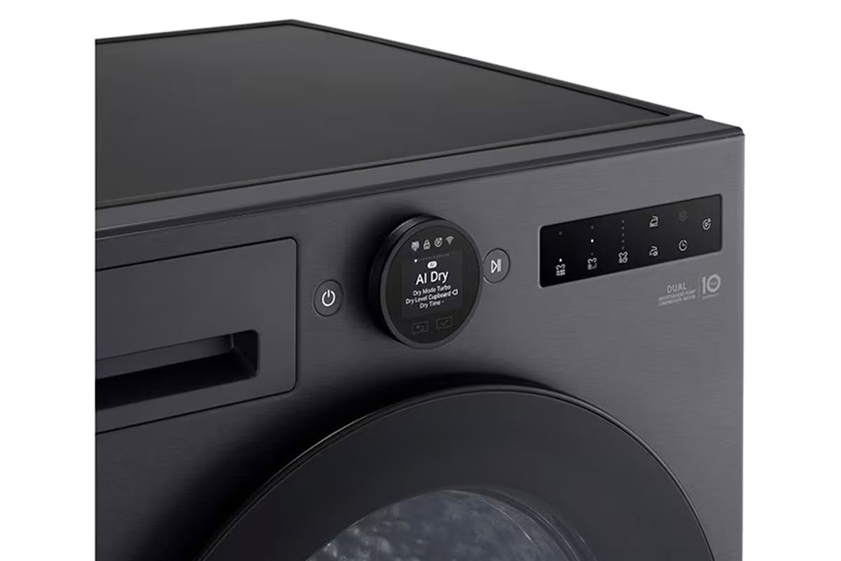 LG Series 7 AI Dry 9kg Heat Pump Tumble Dryer | RHX7009TBB-3