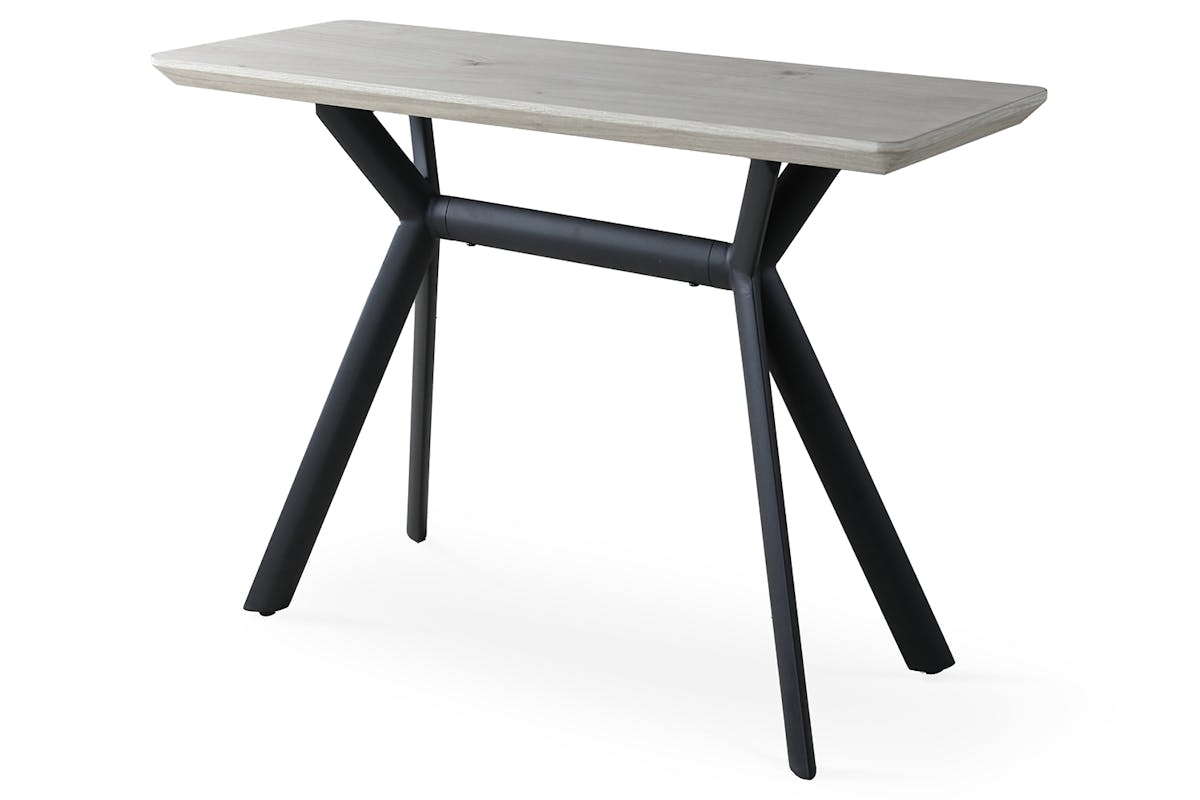 Rimini Console Table | Oak/Dark Grey-2