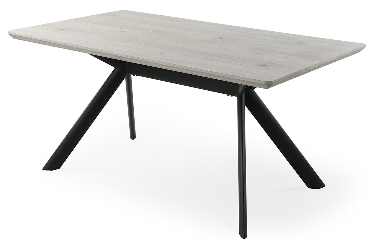 Rimini Dining Table | Oak/Dark Grey-2