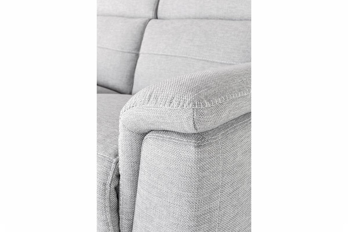 Penny 3 Seater Sofa | Power Recliner | Fabric | Grey-7