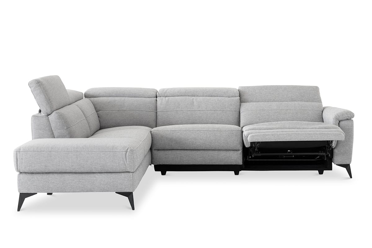 Penny Chaise Sofa | Power Recliner | Fabric | Grey-7