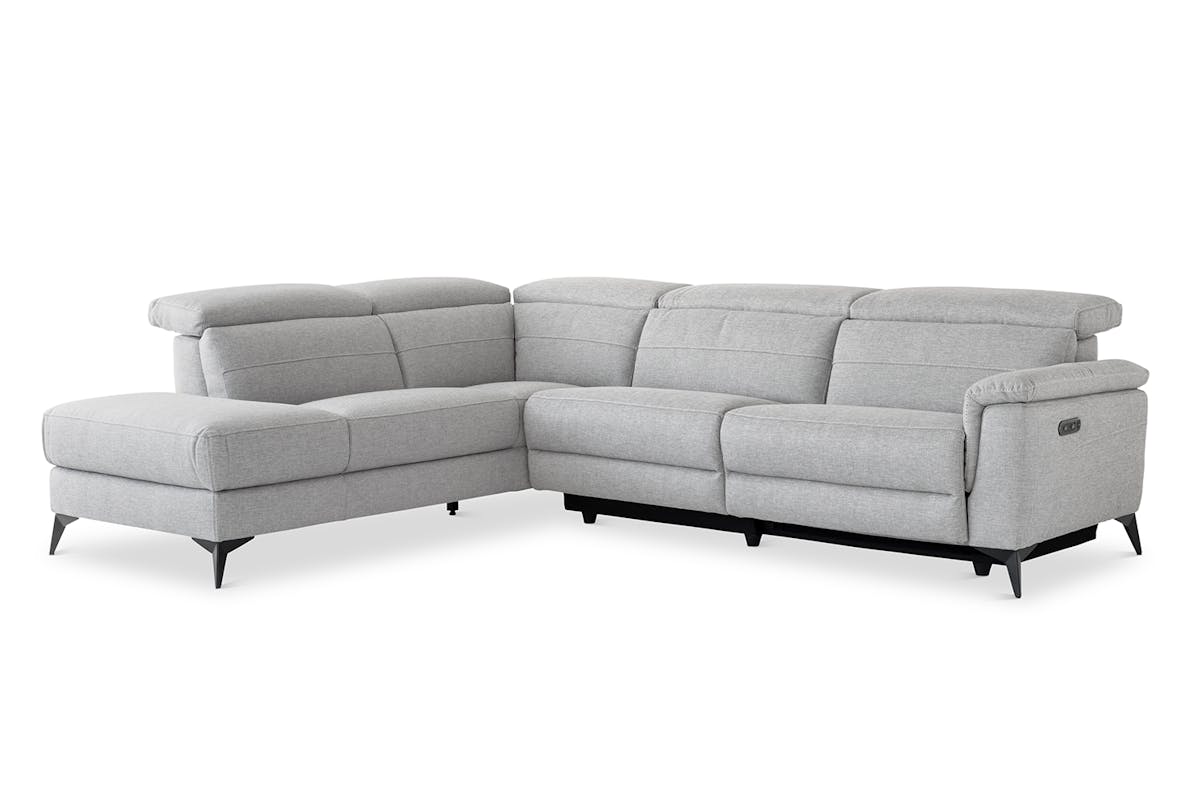 Penny Chaise Sofa | Power Recliner | Fabric | Grey-4