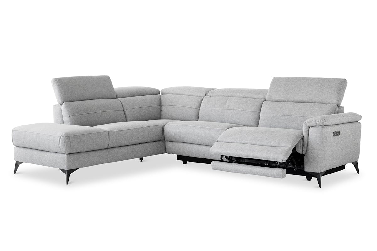 Penny Chaise Sofa | Power Recliner | Fabric | Grey-5