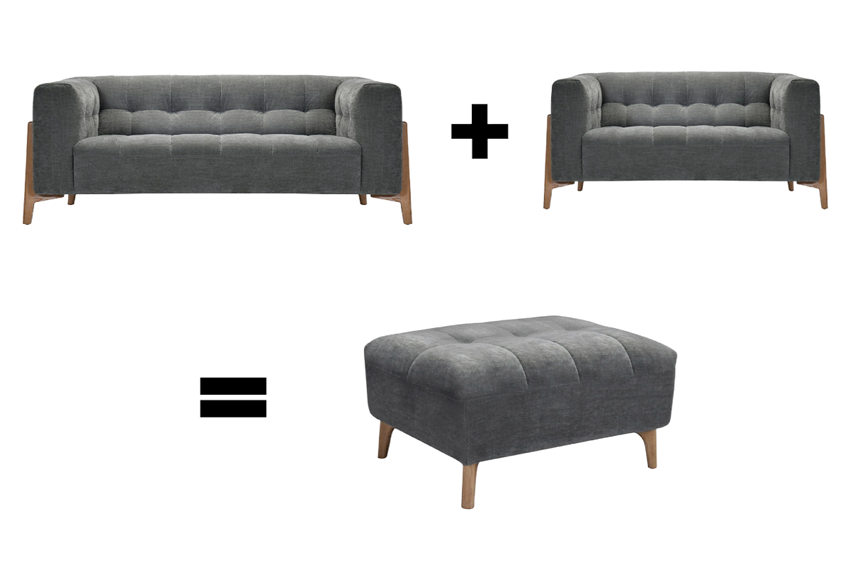 Rosie Sofa Bundle 3 + 2 + Free Footstool