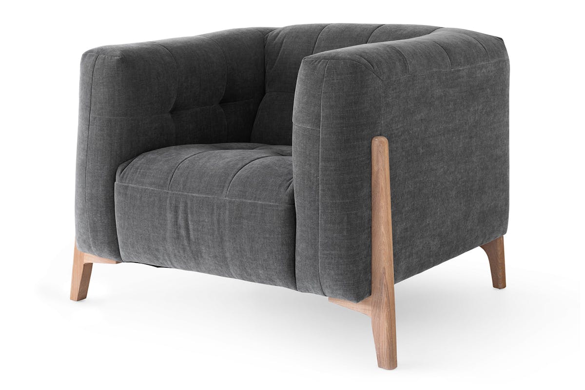 Rosie Armchair | Fabric | Grey-2