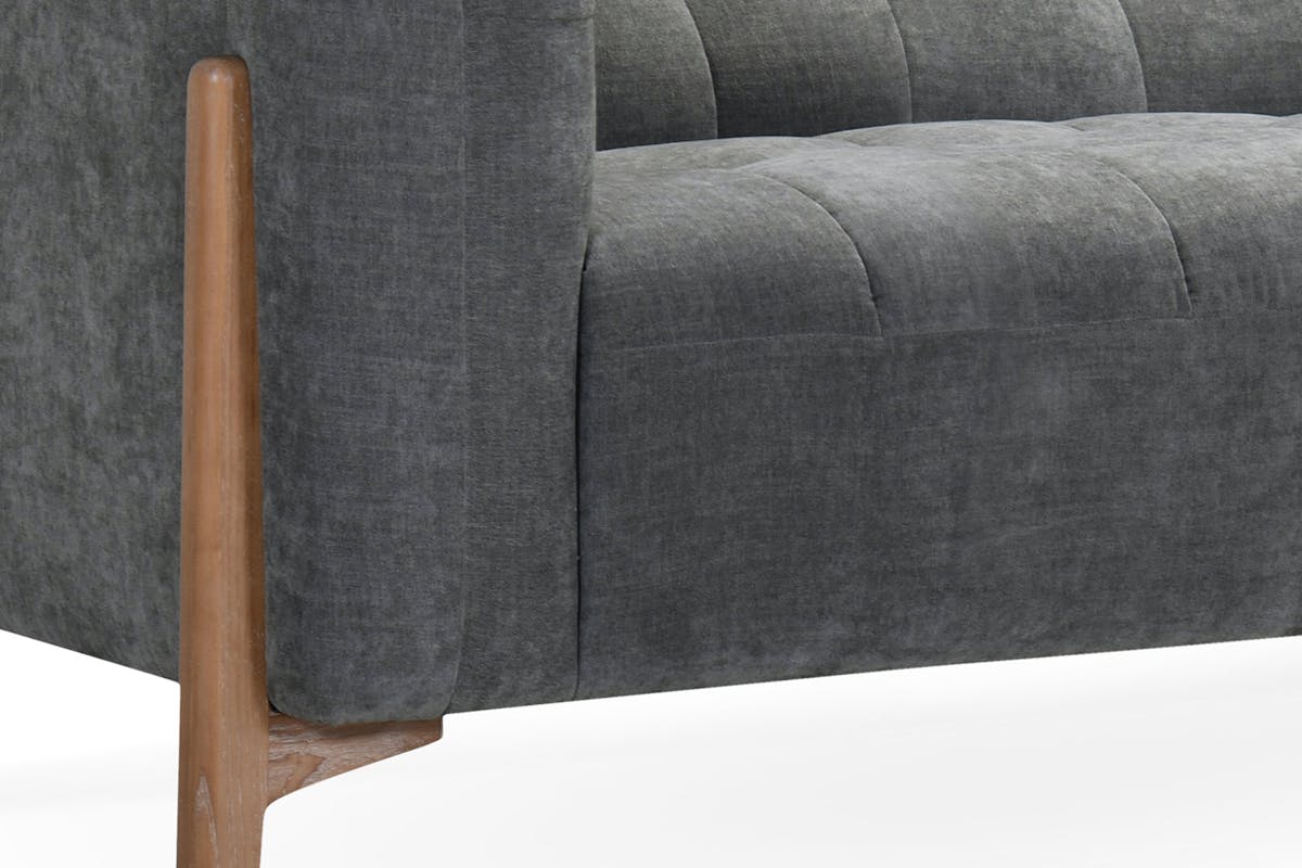 Rosie 2 Seater Sofa | Fabric | Basalt-4