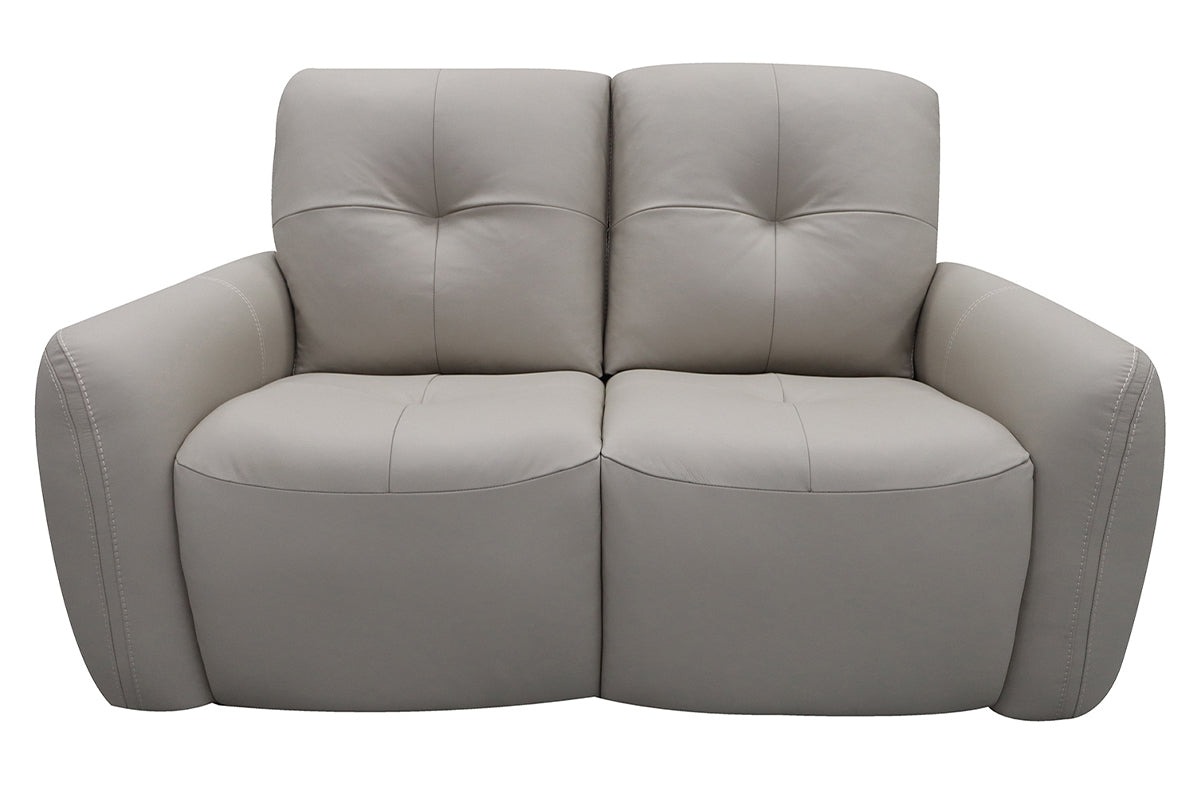 Poppy 2 Seater Sofa | Power Recliner | Leather | Beige