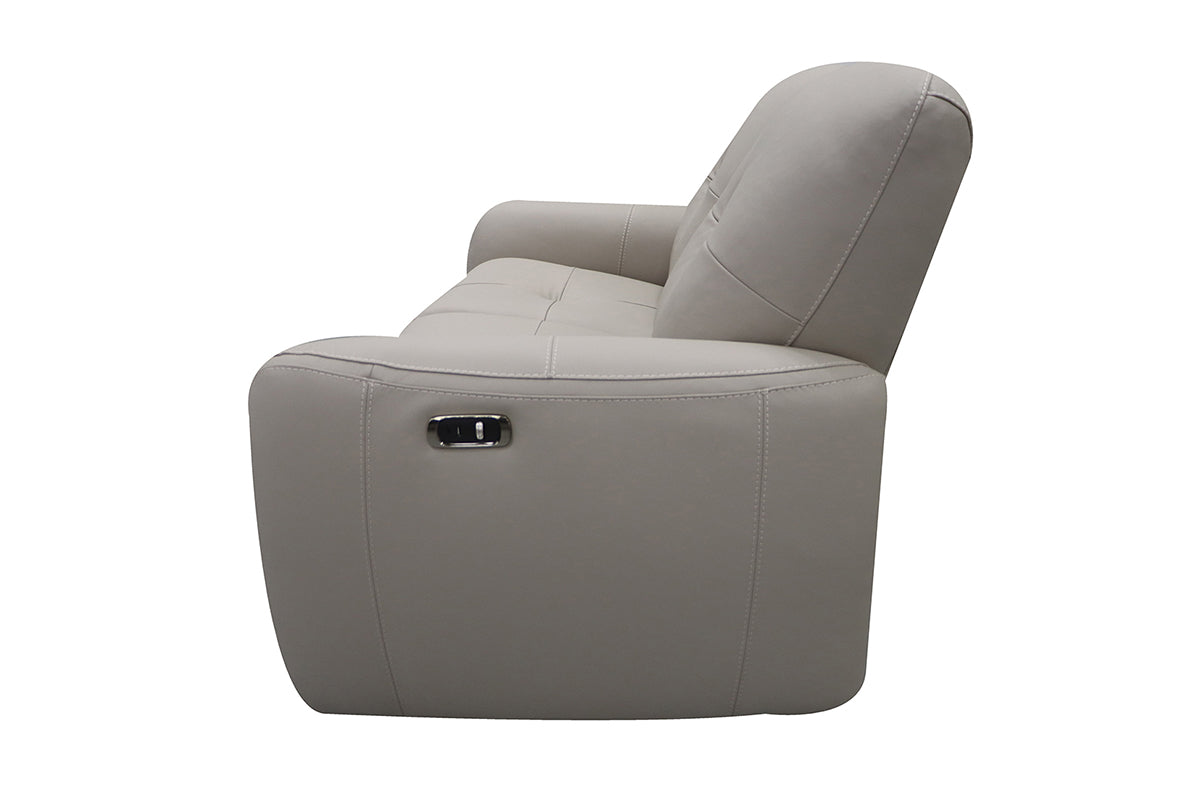 Poppy 2 Seater Sofa | Power Recliner | Leather | Beige-4