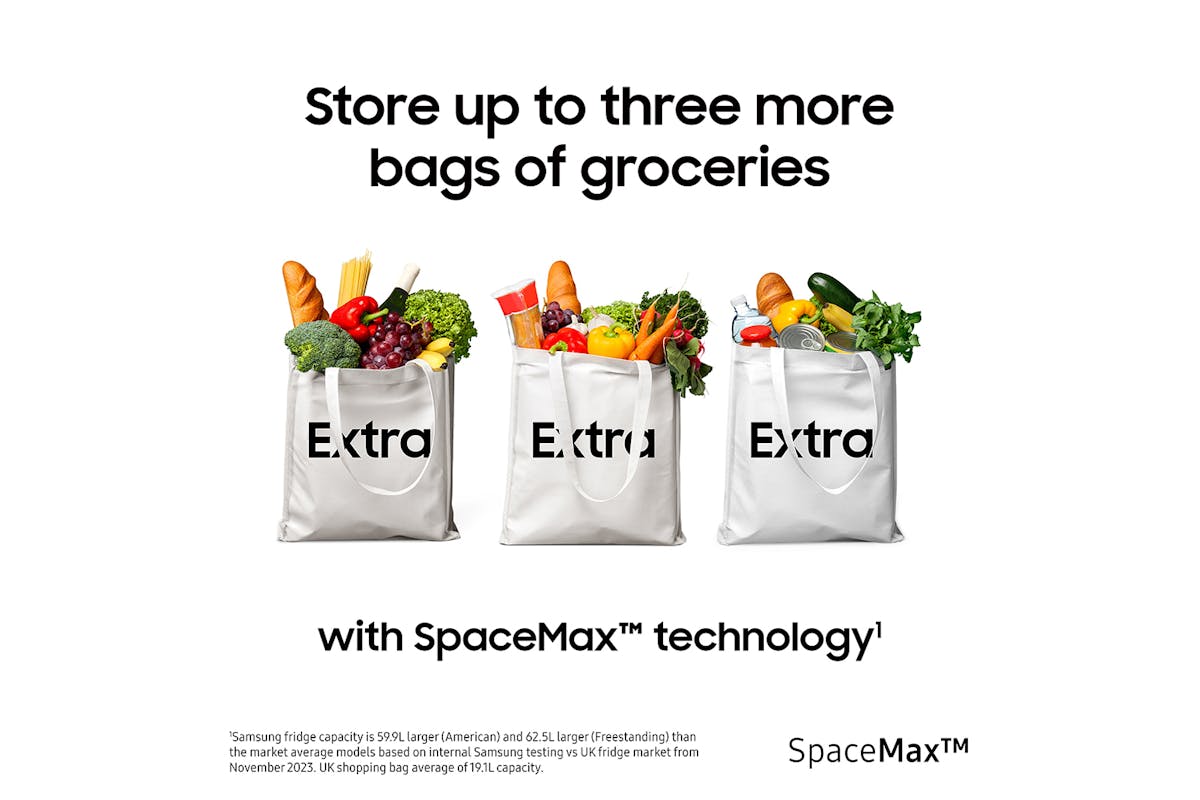 Samsung Series 6 Bespoke Fridge Freezer with SpaceMax | RS70F64KEFEU-6