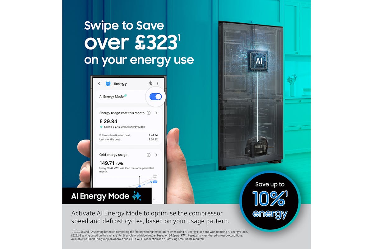 Samsung Series 6 Bespoke Fridge Freezer with SpaceMax | RS70F64KEFEU-7