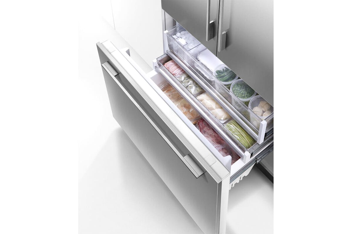Fisher & Paykel Series 7 90cm Built-in French Door Fridge Freezer | RS90AU3-12
