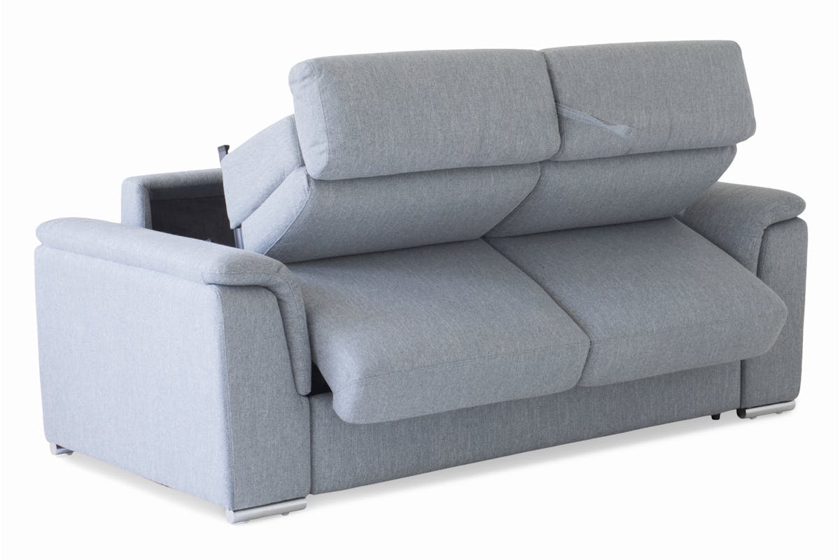 Rubra 2 Seater Sofa Bed | Grey-8