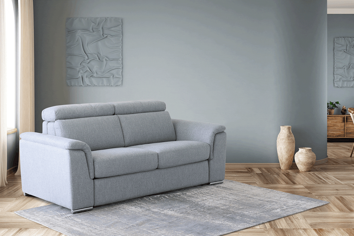 Rubra 2 Seater Sofa Bed | Grey-4