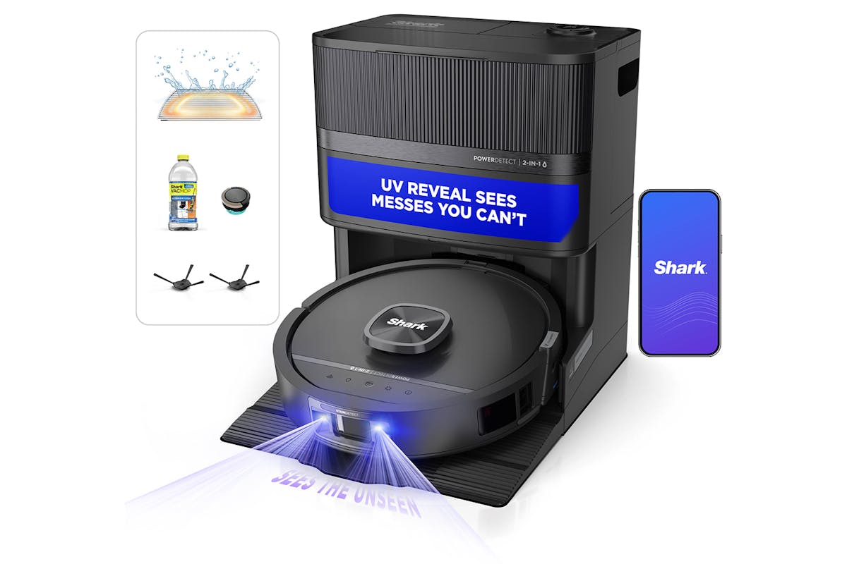 Shark UV Reveal Robot Vacuum Cleaner and Mop | RV3000XEUK-5