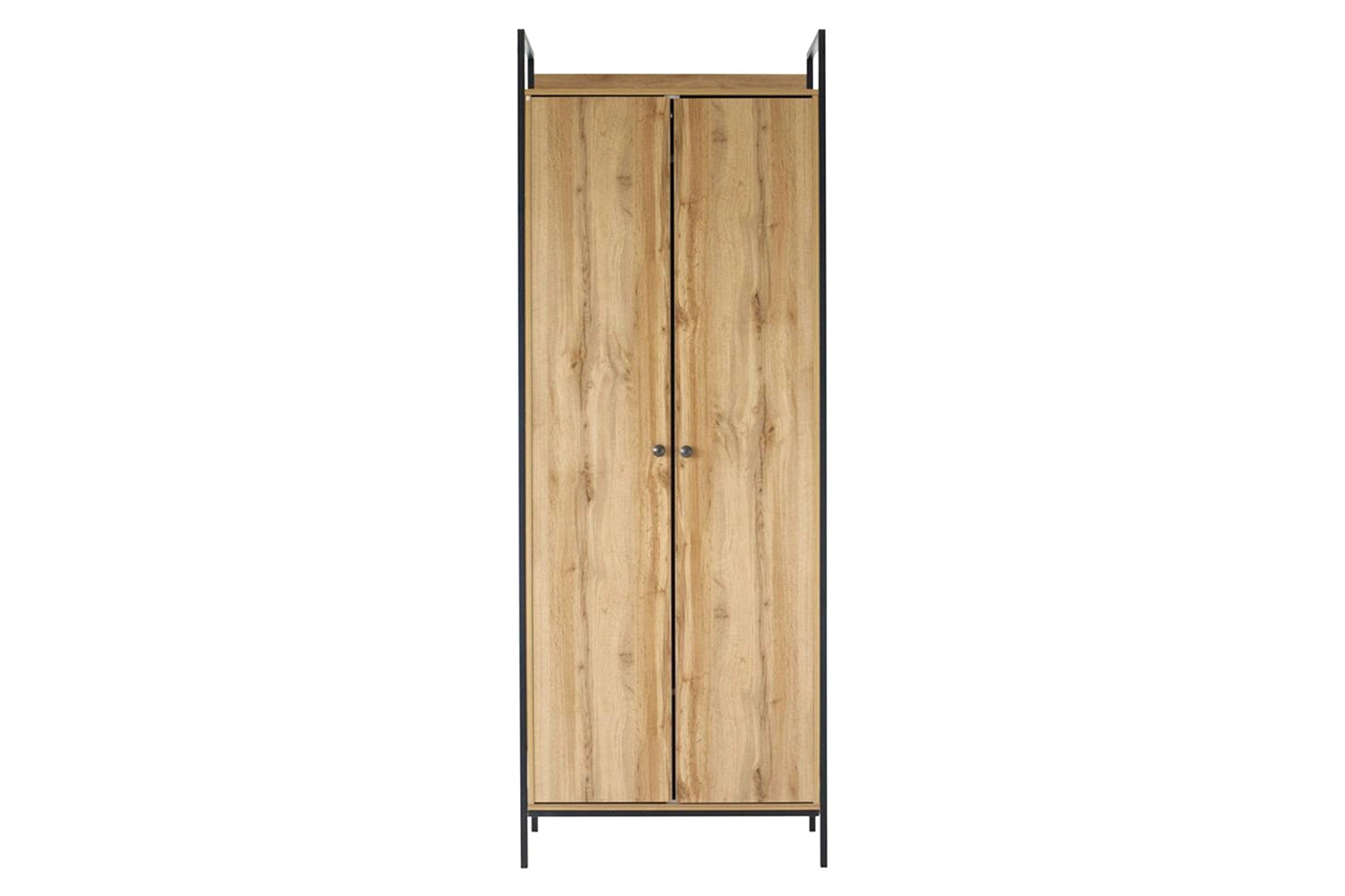 Zion Wardrobe | 2 Door | Oak Effect