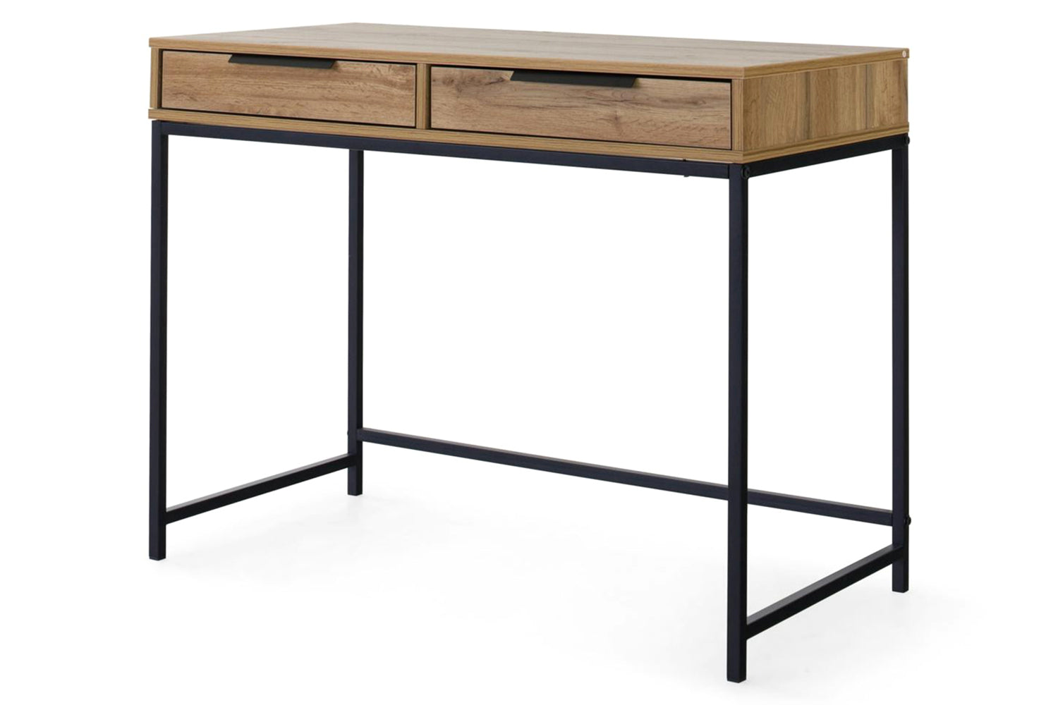 Zion Desk | 2 Drawer | Oak Effect-2