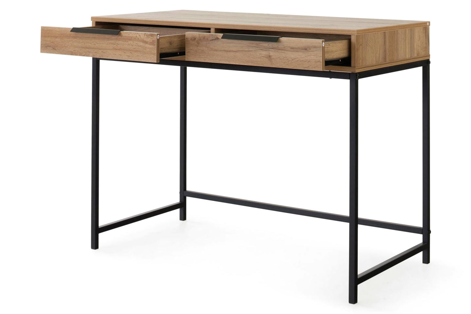 Zion Desk | 2 Drawer | Oak Effect-4